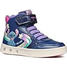 Geox J Skylin Girl F Sneakers - Marinblå