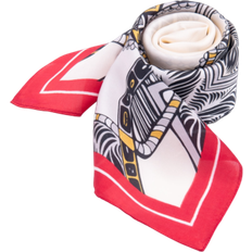 Fahlen of Sweden Scarf - Beige/Red