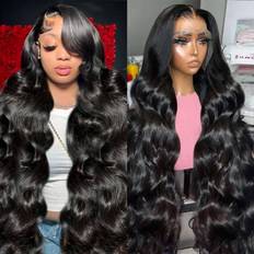 13x6 wig Drosuud 13X6 Lace Front Wig 30 inch Natural Black