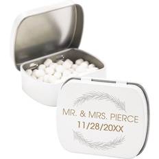 Best Pastilles Fun Express Personalized Winter Wedding Mint Tins 12oz 24pcs