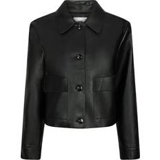 Neo Noir Romana Faux PU Jacket - Black