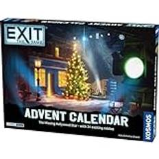 Advent Calendars Thames & Kosmos EXIT: The Game Advent Calendar The Missing Hollywood Star Christmas Calendar Advent Mystery Game Family Activity Ages 10