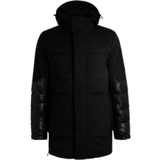 HUGO BOSS Water-repellent parka jacket with down filling Black