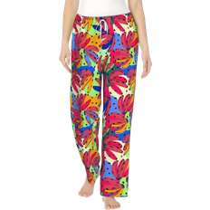 Breathable Pajamas Noikeo Colorful Bananas Pajama Pants - White