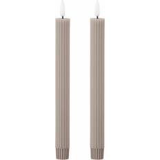 Bloomingville Lys & Tilbehør Bloomingville Ponza Nature LED-lys 24.5cm 2stk