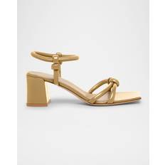 Gianvito Rossi Slippers & Sandals Gianvito Rossi Juno 55 Leather Sandals - Gold