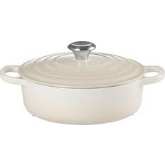 Emaille Töpfe Le Creuset Gourmet Risotto Meringue mit Klappe 3.1 L 24 cm