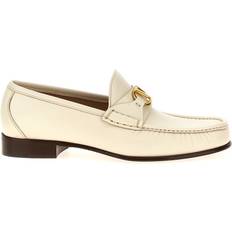 Valentino Garavani Herre Lave sko Valentino Garavani Læder Loafers Med VLogo Plakette - Beige