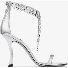 Patent Leather Heeled Sandals Jimmy Choo Verity Sandal - Silver