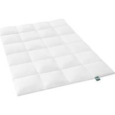 Decken Daunenbettdecke Canada Weiß 155 cm x 220 cm Daunendecke