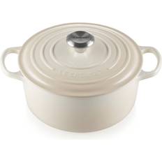 Utensili da cucina Le Creuset Meringue Signature Round con coperchio 5.3 L 26 cm