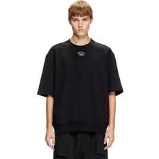 Diesel Men Jumpers Diesel Sweat-Shirt Demi-Manches - Noir