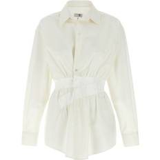 Women Shirts MM6 Maison Margiela Taped Shirt - White
