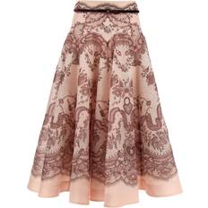 Zimmermann Kjolar Zimmermann Utställd Midi Kjol - Multicolor