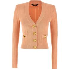 Balmain Vêtements Balmain Cropped Cardigan - Rosa