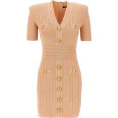 Balmain Dresses Balmain Minidress - Neutrals