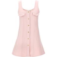 Fleece Dresses Ganni Ganni-Mini Dress Abiti - Rosa/Donna