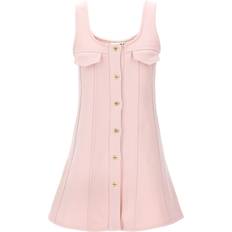 Forro polar - Mujer Vestidos Ganni Mini Dress - Chalk Pink