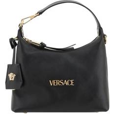 Versace Tasker Versace Læder Hobo Håndtaske - Sort