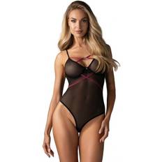 Elastane/Lycra/Spandex - Women Lingerie Sets Obsessive Erotischer Body Novenes