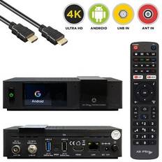 Ab Ipbox Two Combo 4K UHD Android 8 WiFi DVB-S2X C T2