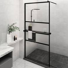 Pareti Doccia vidaXL Walk-in Shower Wall with Shelf 115 x 195 cm