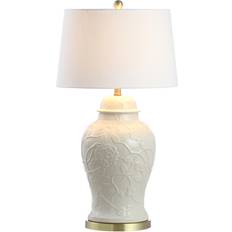 Jonathan Y Chi Classic Traditional Cream Table Lamp 29.5"