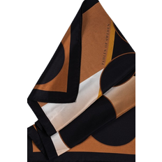 Fahlén Of Sweden Mystique Silk Scarf - Beige/Black/Brown