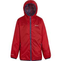 Red Rain Jackets Children's Clothing Regatta Lever II Packaway Rain Jacket - Great Outdoors