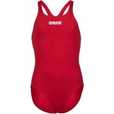 Rot Badeanzüge Arena Girl's Team Swim Pro One Piece Swimsuit - Red/White