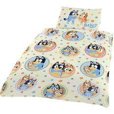 Bluey Frame Duvet Cover Set Cream Multicoloured Junior