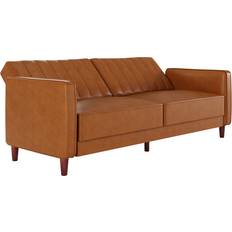 Camel color leather sofa Sand & Stable Seylow Camel Sofa 81.5" 3 Seater