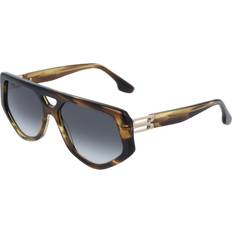 Solglasögon Victoria Beckham VB681S Squared Sunglasses - Acetate Green