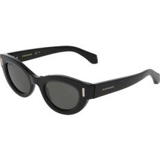 Solglasögon Ferragamo Donna Occhiali Da Sole Acetato Nero - Nero