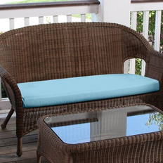 Blue Garden Benches Winston Porter Indoor Outdoor Cushion 3.0 H x 43.0 W x 19.5 D Garden Bench