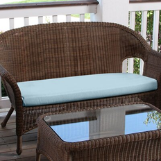 Blue Garden Benches Winston Porter Indoor Outdoor Cushion 3.0 H x 43.0 W x 19.5 D Garden Bench