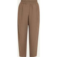 Linen - Men Pants & Shorts Brunello Cucinelli Linen Blend Trousers - Brown