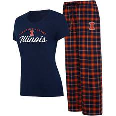 Men - Orange Sleepwear Concepts Sport Illinois Fighting Illini T-Shirt - Navy Blue