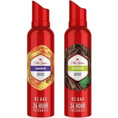 Old Spice Amber Timber Body Spray Pack of 2 X 140ml