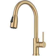 Faucets Kraus Coda Kitchen Faucet KPF-1626BB Brushed Brass