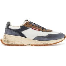 DSquared2 Shoes DSquared2 Low Top Sneakers In Leather With Suede - Blue