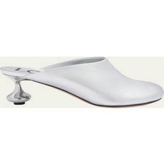 Toy 45 Leather Mules - Burgundy