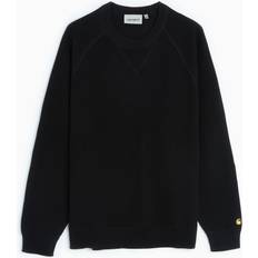 Gold Jumpers Carhartt WIP Chase Sweater Unisex - Black/Gold