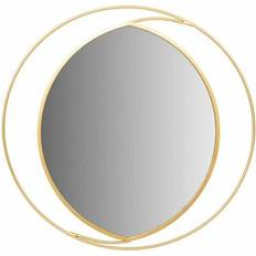 Alexandra House Living MDF Wood Gold Wall Mirror 91cm