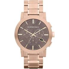 Men - Rose Gold Wrist Watches Burberry Rose Taupe Plated (BU9353)