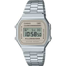 Plastica Orologi da polso Casio A168WA-8AYES Argento 00