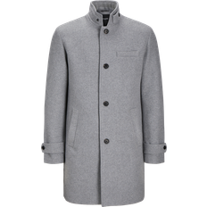 Tinta unita - Uomo Cappotti Jack & Jones Cappotto In Lana Grigio