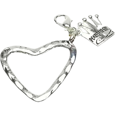 Smycken Pearls for Girls Heart Charm - Silver