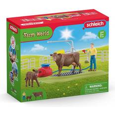 Play Set Schleich Happy Cow Wash 42529