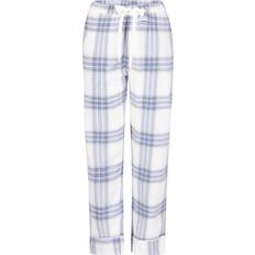 Hunkemöller Pysjamaser Hunkemöller Flannel Pajama Pants - Blue